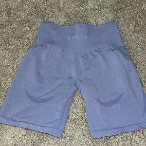 NVGTN contour seamless shorts periwinkle size small